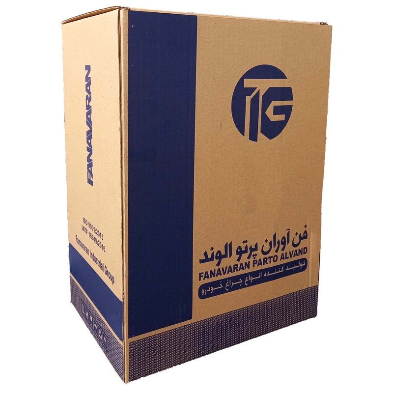 چراغ جلو خودرو فن آوران پرتو الوند مدل YM110 مناسب برای پراید صبا GTX بسته دوعددی