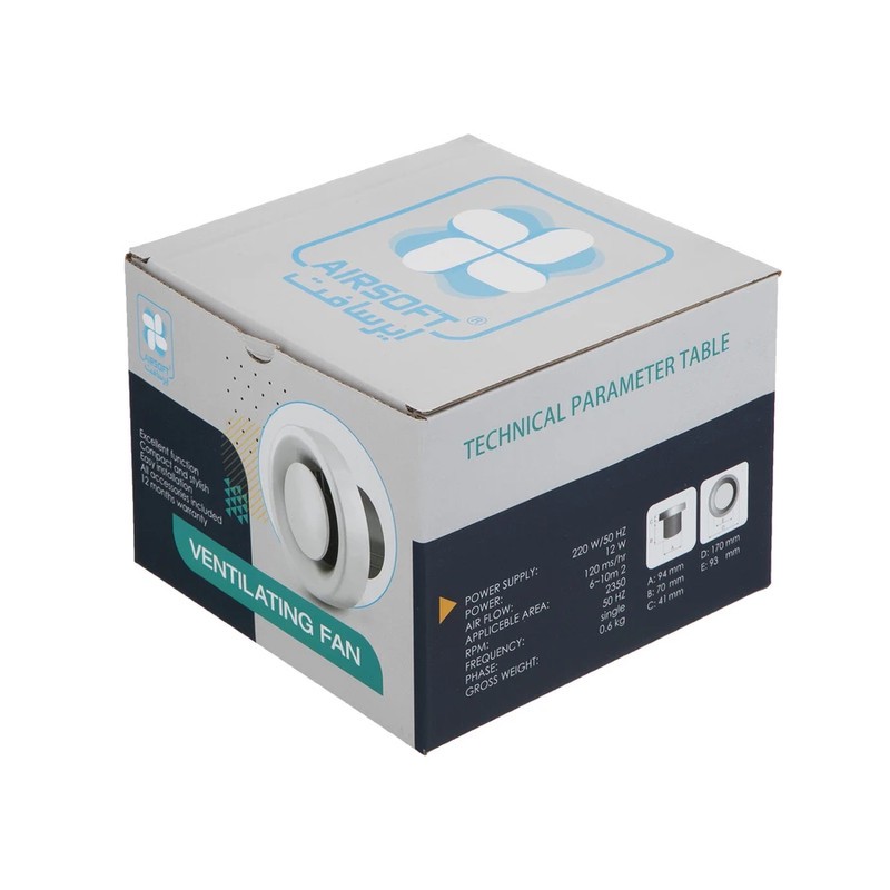 هواکش ایرسافت مدل AS 10 BM