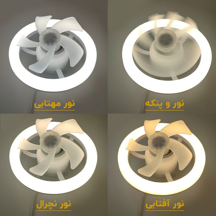 لامپ الایدی 50 وات مدل پنکه ای 260A پایه E27
