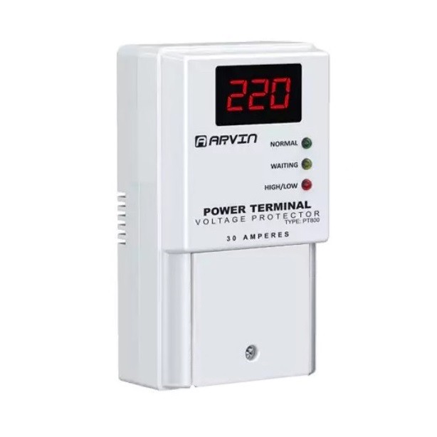 محافظ ولتاژ ترمینالی آروین مدل PT800 کد 30A