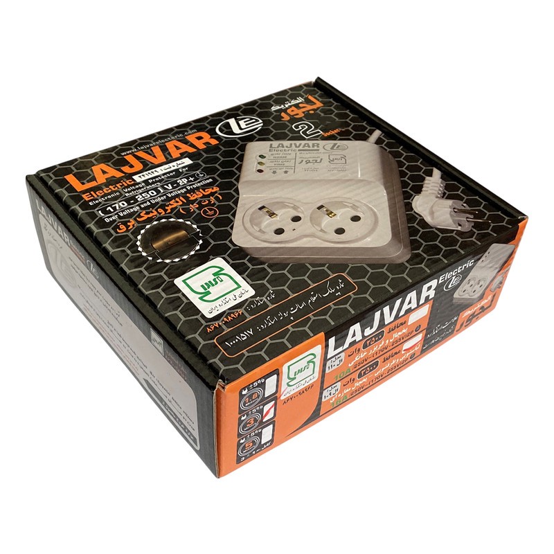 محافظ ولتاژ لجور الکتریک مدل L110 - 2500W - 10A - 3Meter