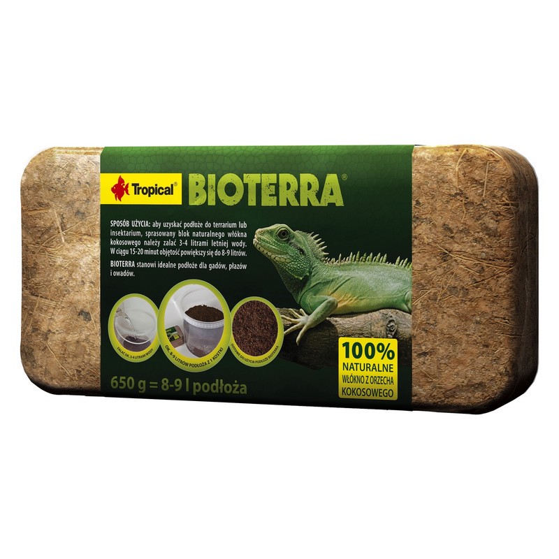 خاک بستر ایگوانا تروپیکال مدل Bioterra وزن 0.65 کیلوگرم
