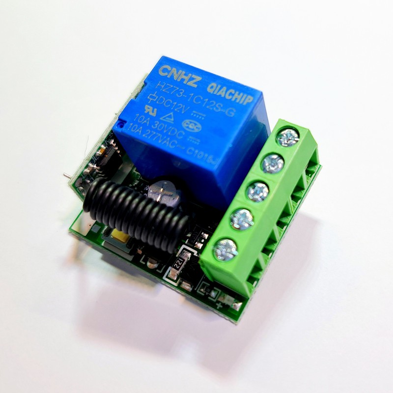 کیت ریموت کنترل رله ایروسی مدل 12V 433MHZ