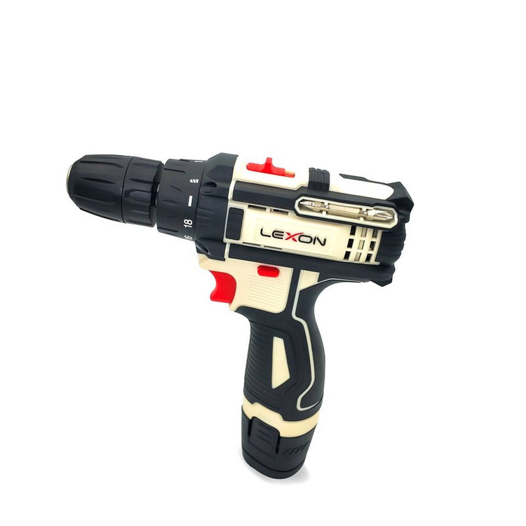 دریل پیچ گوشتی شارژی 10 میلی متری 12 ولت لکسون مدل LE-3701