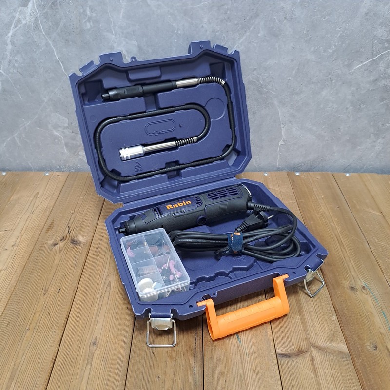 فرز انگشتی دیمردار 3.2 میلیمتری 130 وات رابین مدل 3110_130W مجموعه 110 عددی