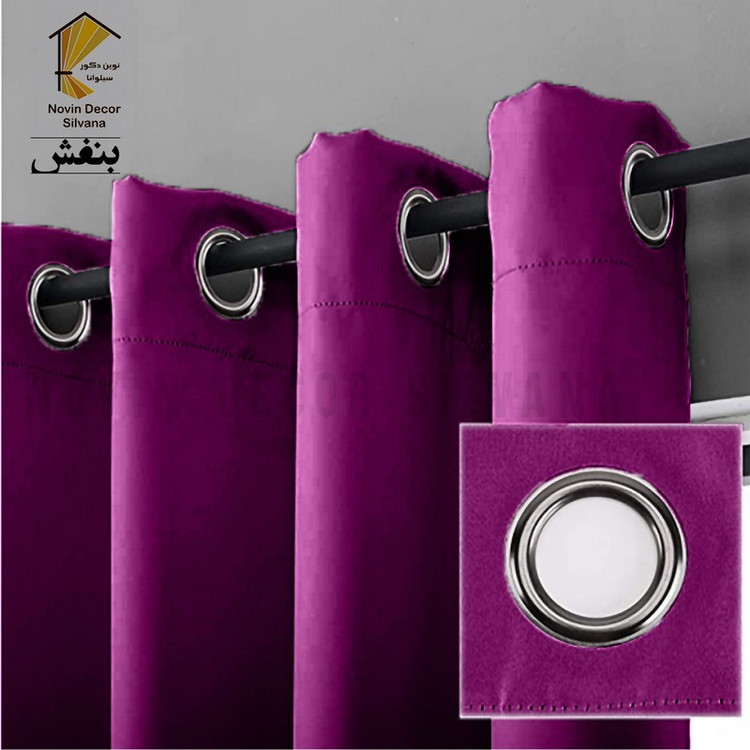 پرده نوین دکور سیلوانا مدل کتان کد 230 1 سایز 230 140 سانتی متر