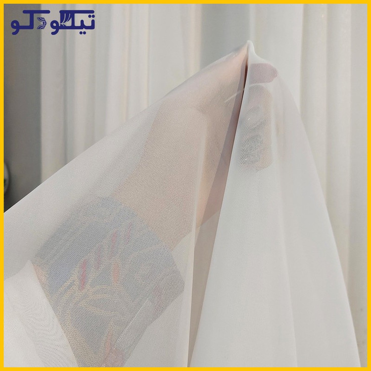 پرده تیکو دکو مدل حریر کلاسیک کد TH7000 سایز 280 140 سانتیمتر