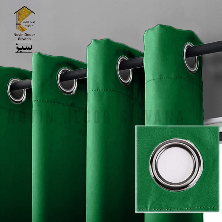 پرده نوین دکور سیلوانا مدل کتان کد 230 1 سایز 230 140 سانتی متر
