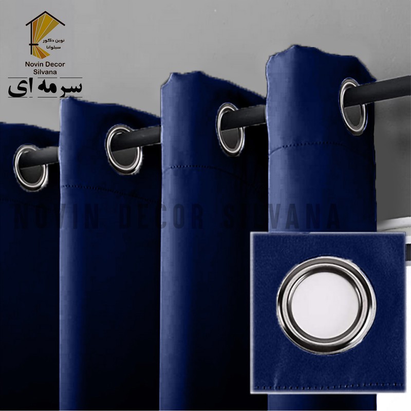 پرده نوین دکور سیلوانا مدل کتان کد 230 1 سایز 230 140 سانتی متر