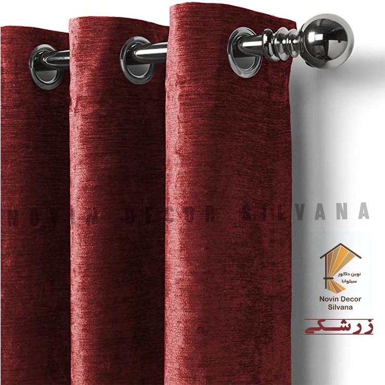 پرده نوین دکور سیلوانا مدل مخمل شانل 280 _ 1 سایز 280x140 سانتیمتر