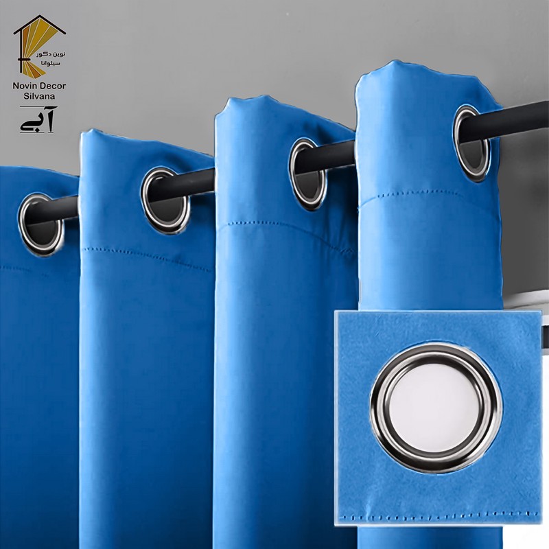 پرده نوین دکور سیلوانا مدل کتان NY31 سایز 280x140 سانتیمتر