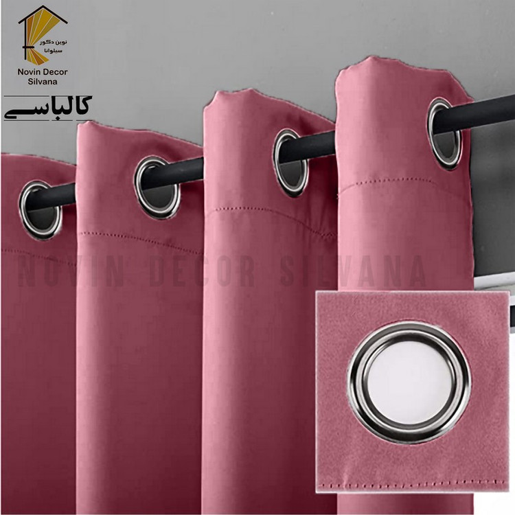 پرده نوین دکور سیلوانا مدل کتان کد 230 1 سایز 230 140 سانتی متر