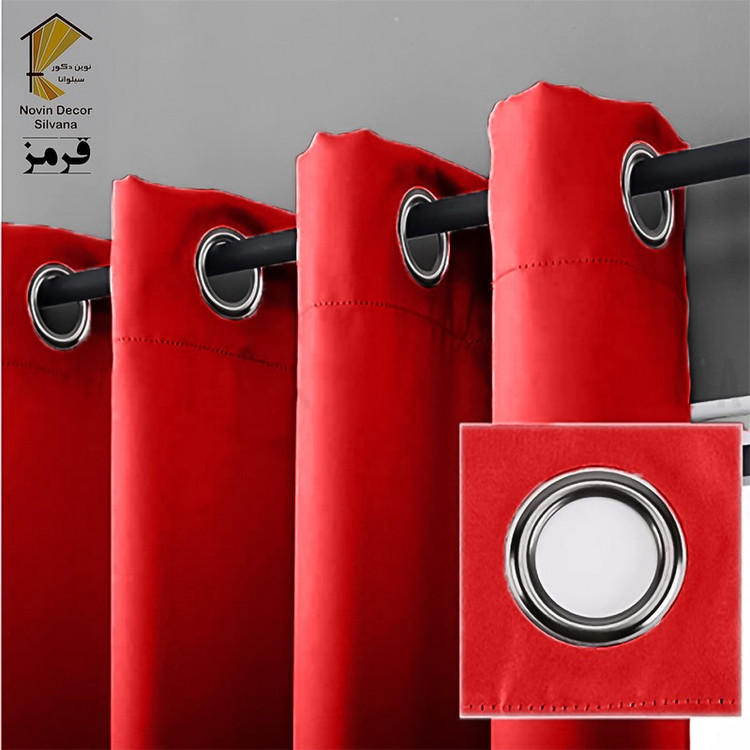 پرده نوین دکور سیلوانا مدل کتان NY31 سایز 280x140 سانتیمتر