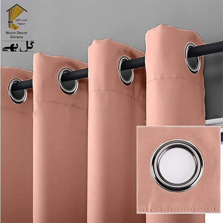 پرده نوین دکور سیلوانا مدل کتان NY31 سایز 280x140 سانتیمتر