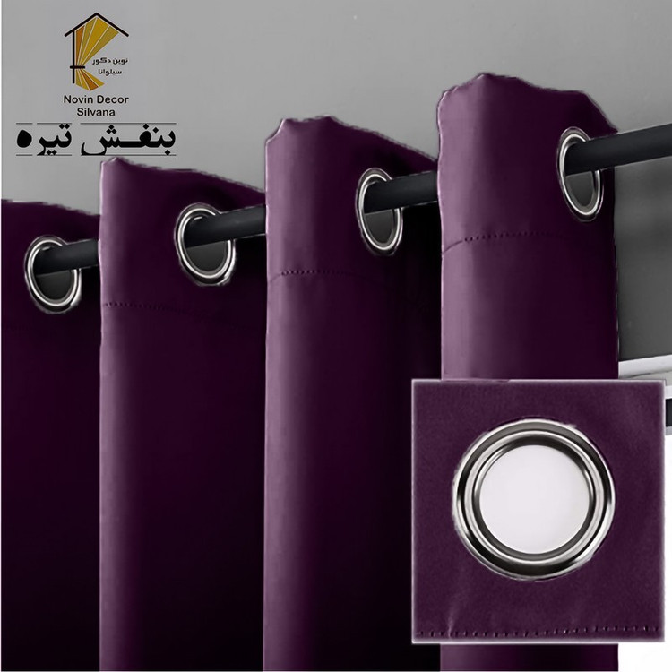 پرده نوین دکور سیلوانا مدل لاکچری 3 سایز 280 300 سانتی متر