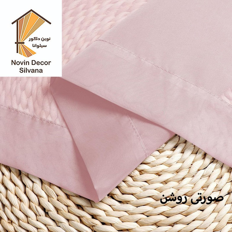 پرده نوین دکور سیلوانا مدل حریر ساده NY14 سایز 280x140 سانتیمتر