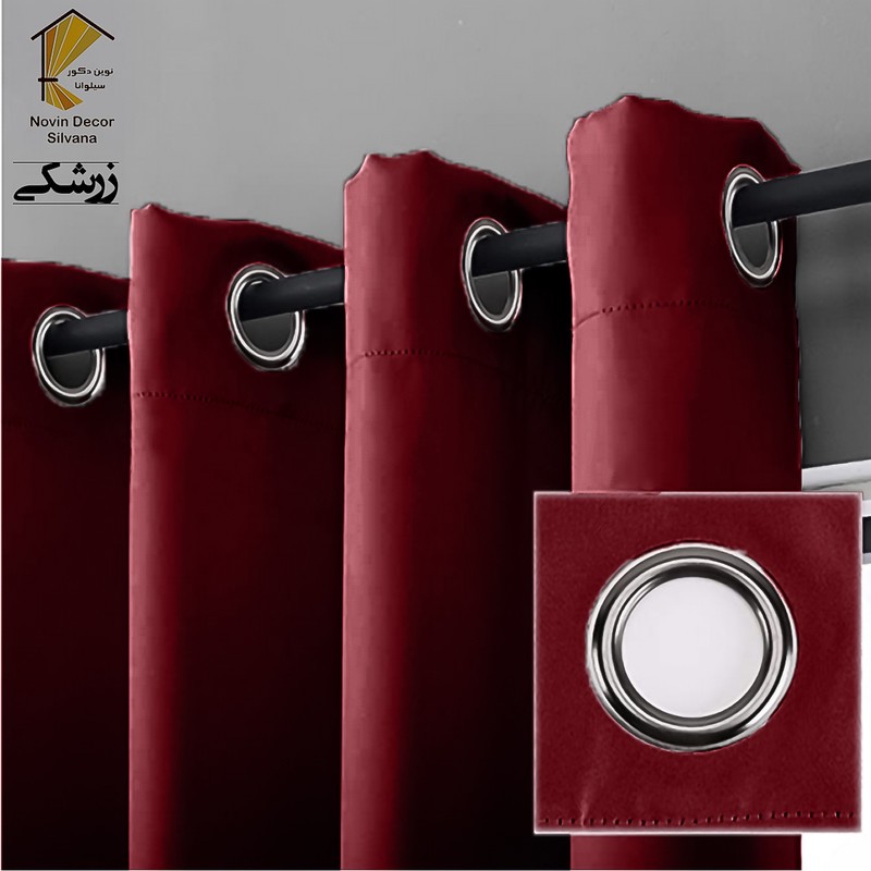 پرده نوین دکور سیلوانا مدل لاکچری 280 سایز 280 140 سانتی متر