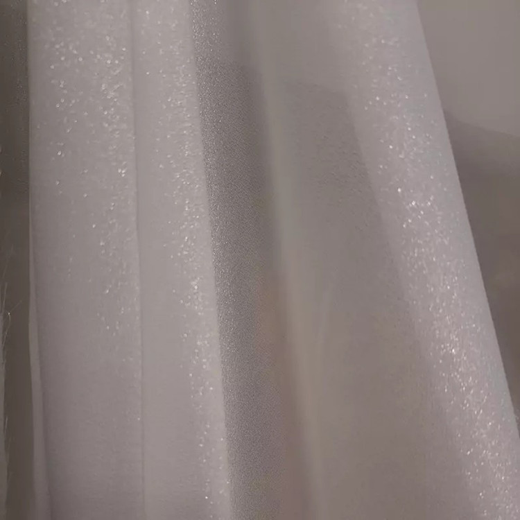 پرده مدل حریر شاین کد 12 سایز 1200x275 سانتی متر