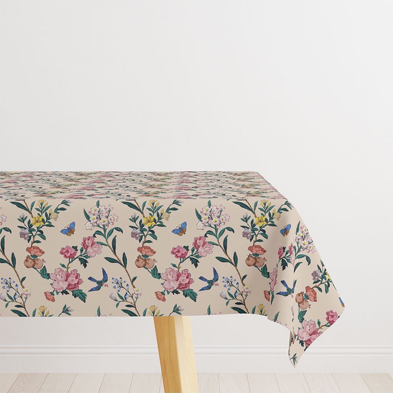 رومیزی مدل گلدار وینتیج 2 کد F3RO1084
