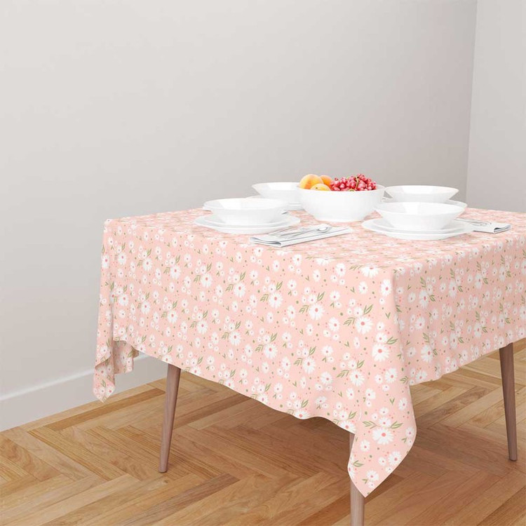 رومیزی مدل گلدار شش نفره مستطیلی کد F2RO1066