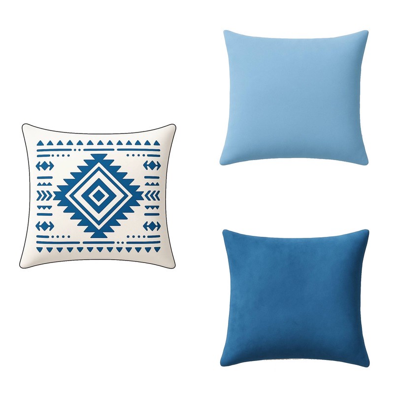 کاور کوسن مدل 1003 سایز 4545 سانتی متر مجموعه سه عددی