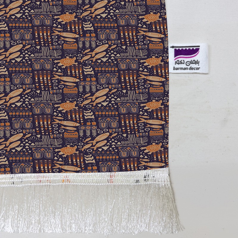 شال مبل بارمان دکور طرح تمدن کد 40 سایز 98x180 سانتی متر