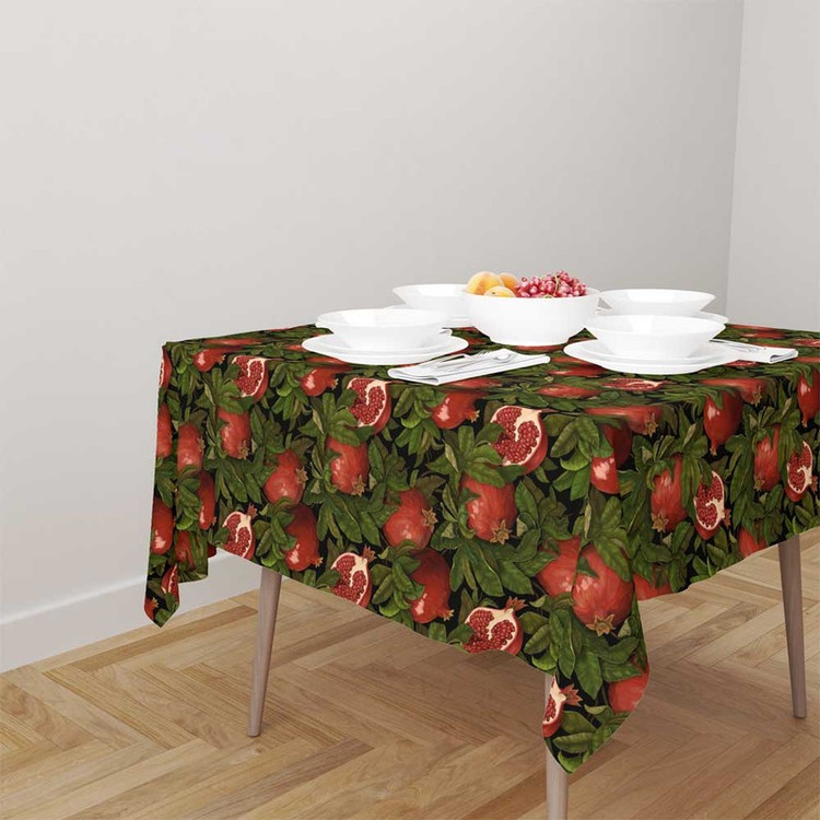 رومیزی شش نفره طرح یلدایی کد F2RO1017