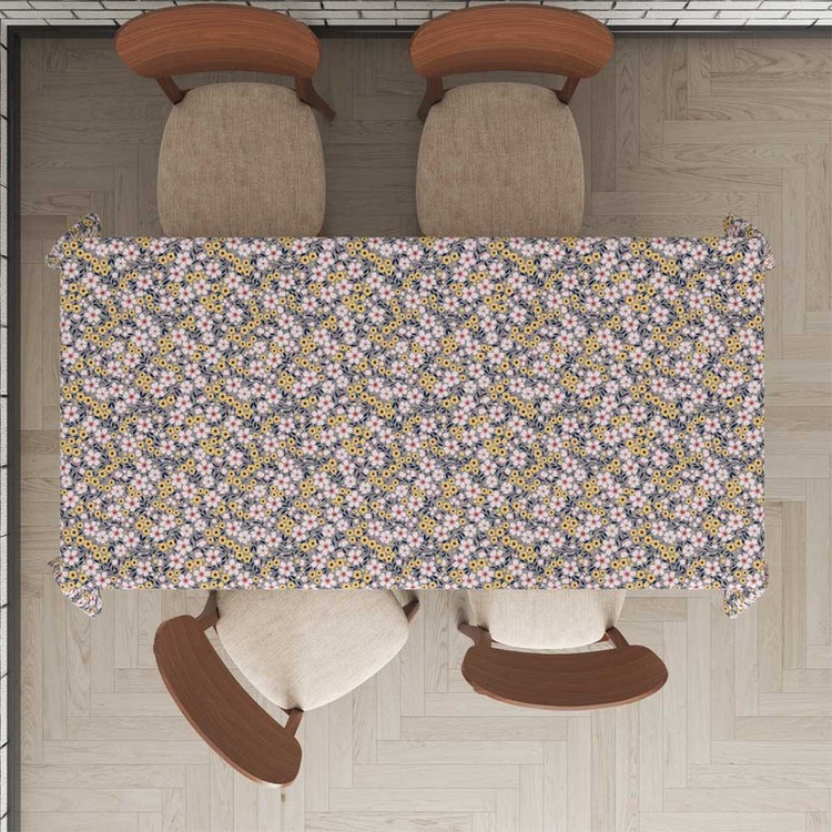 رومیزی مدل گلدار مربعی کد F2RO1058