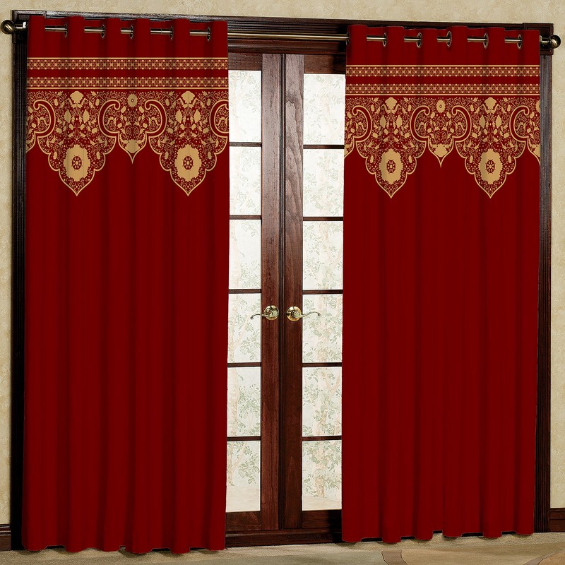پرده مدل مخمل پانچی کد 4135T2 سایز 200x140 سانتی متر