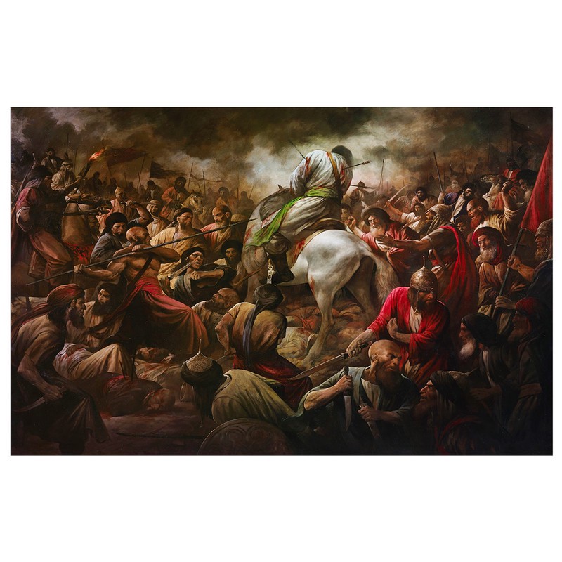 پرچم مدل مذهبی طرح امام حسین علیه السلام کد 69H