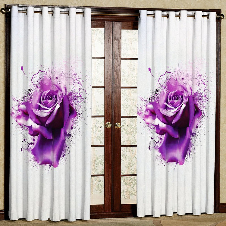 پرده مدل مخمل پانچی کد 1020 سایز 140x280 سانتی متر