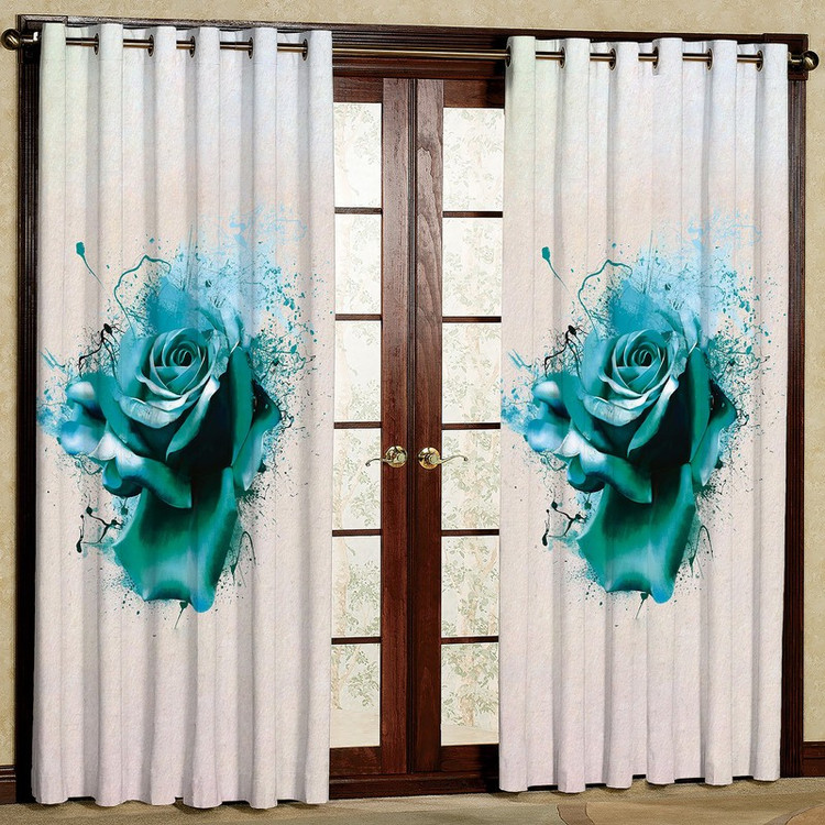 پرده مدل مخمل پانچی کد 1020 سایز 140x280 سانتی متر