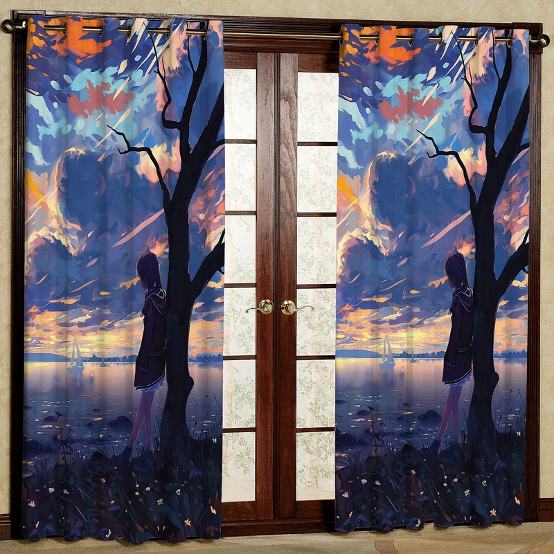 پرده مدل طرحدار مخمل پانچی کد 2376 سایز 200x140 سانتی متر