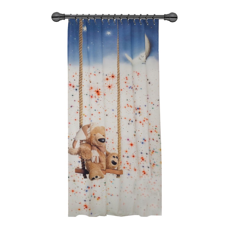 پرده مدل Bear-2 سایز 140x250 سانتی متر