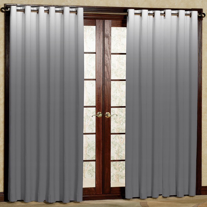 پرده مدل سایه روشن مخمل پانچی کد 4266T2 سایز 200x140 سانتی متر
