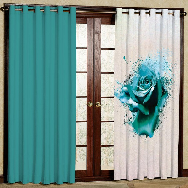 پرده پانچی کد 5318 سایز 280x140 سانتی متر