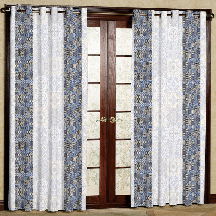 پرده مدل هازان پانچی کد D 110L سایز 140x200 سانتی متر