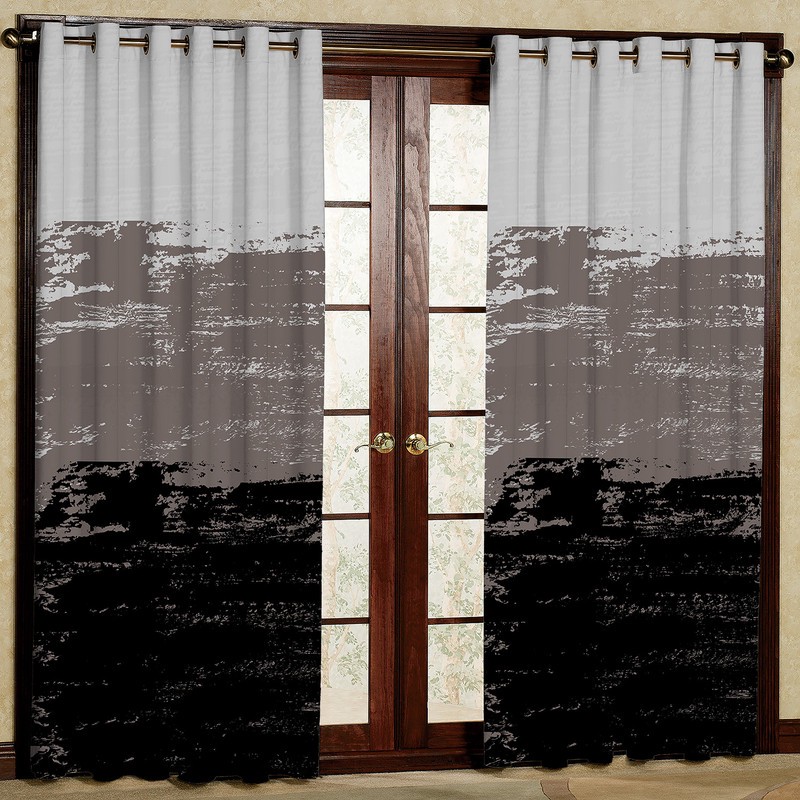 پرده مدل مخمل پانچی کد 4179T2 سایز 200x140 سانتی متر