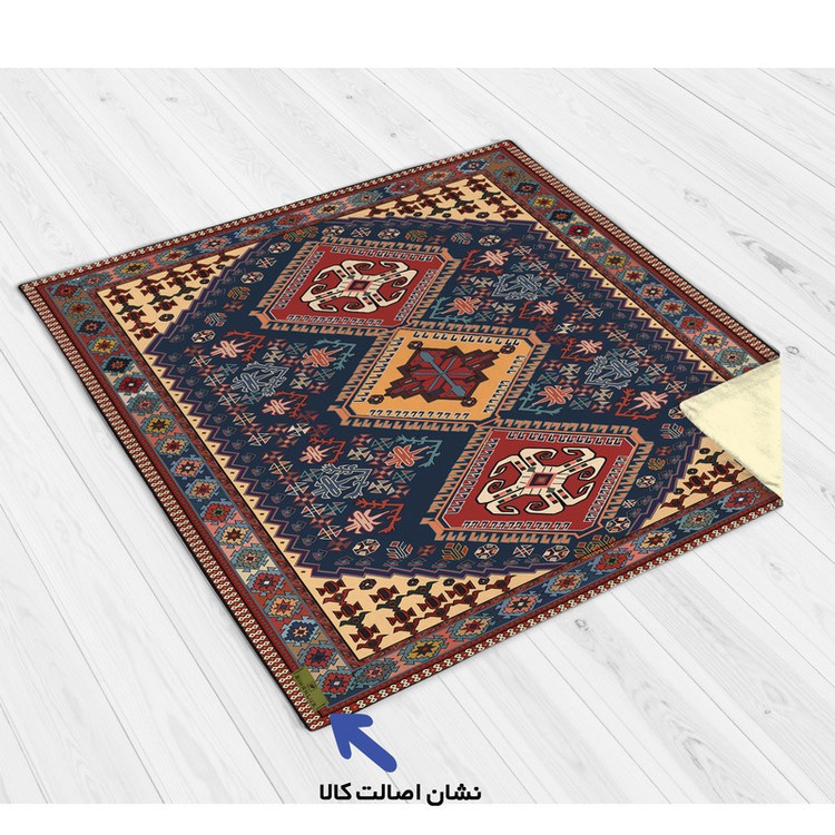 رومیزی ریحانلوکس مدل سنتی کد RH116 سایز 97x97 سانتیمتر