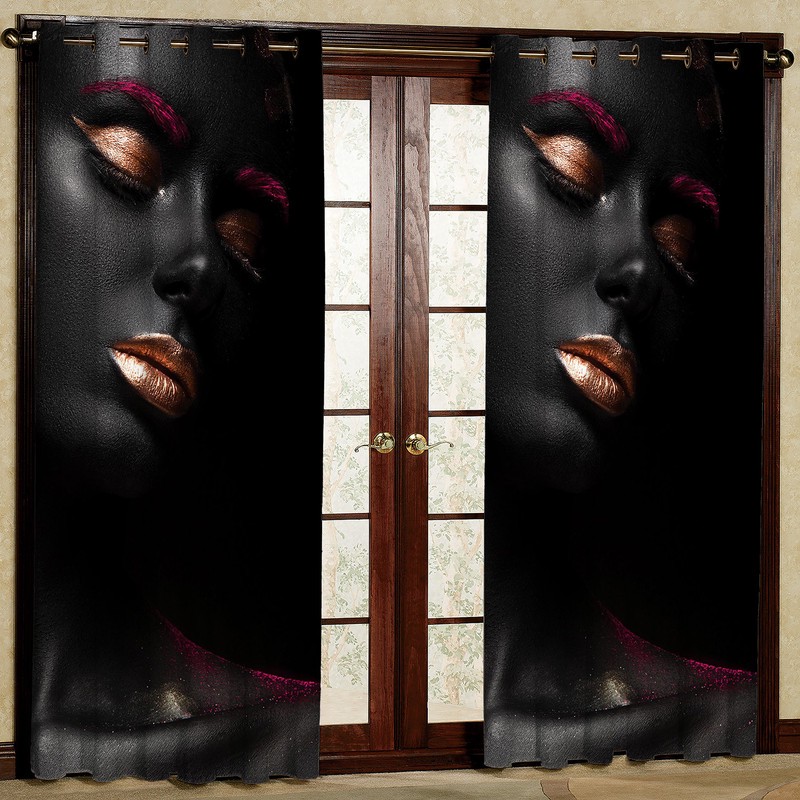 پرده مدل مخمل پانچی کد 1372T2 سایز 200x140 سانتی متر