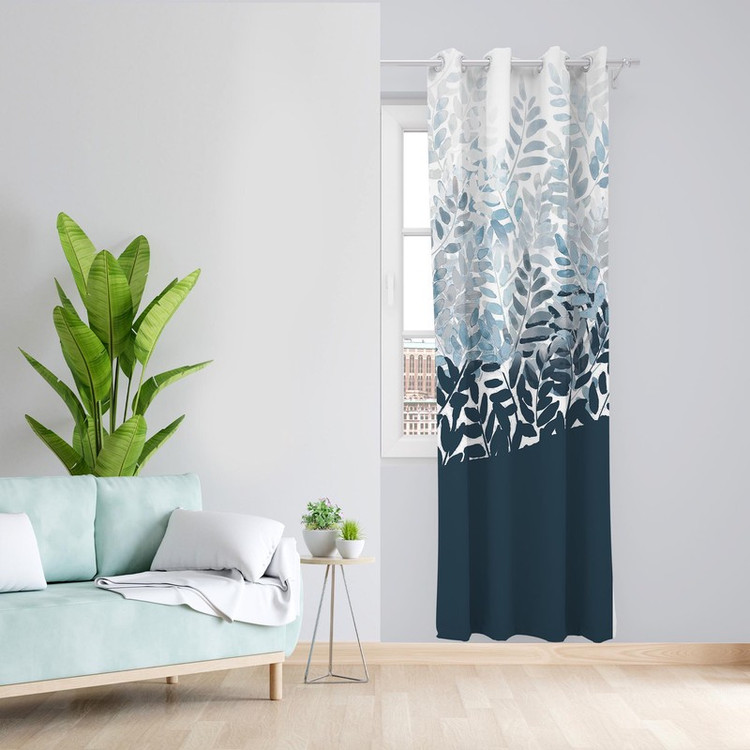 پرده مدل برگ مخمل پانچی کد 1053 سایز 140x200 سانتی متر