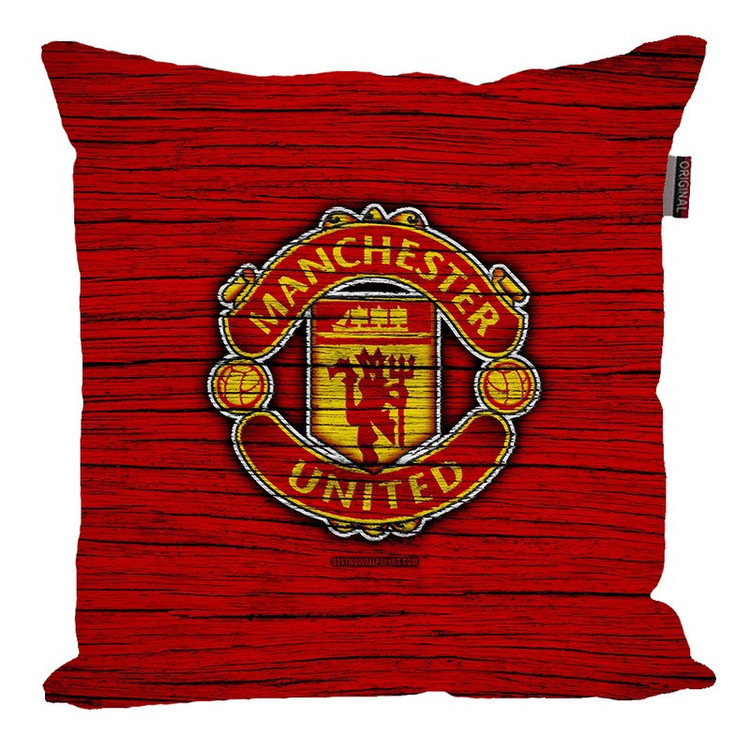کوسن مدل منچشستر یونایتد Manchester United طرح چوب کد KO280