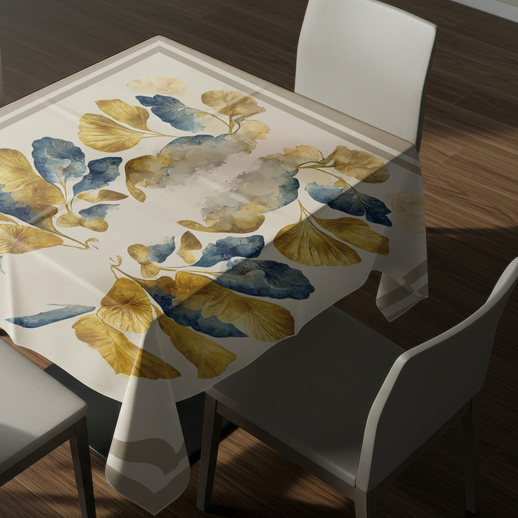 رومیزی ریحانلوکس مدل برگ لوکس کد RH131 سایز 97x97 سانتیمتر