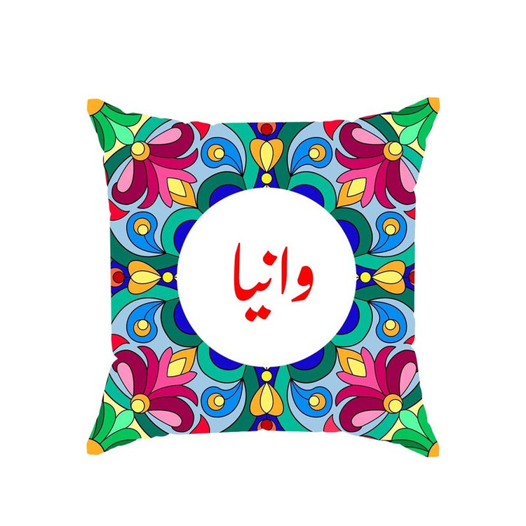 کوسن پاد آفرین مدل سنتی طرح دخترانه اسم وانیا کد 01545