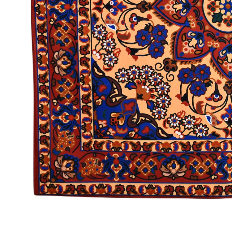 رومیزی مدل مخمل طرح خطی کد 142