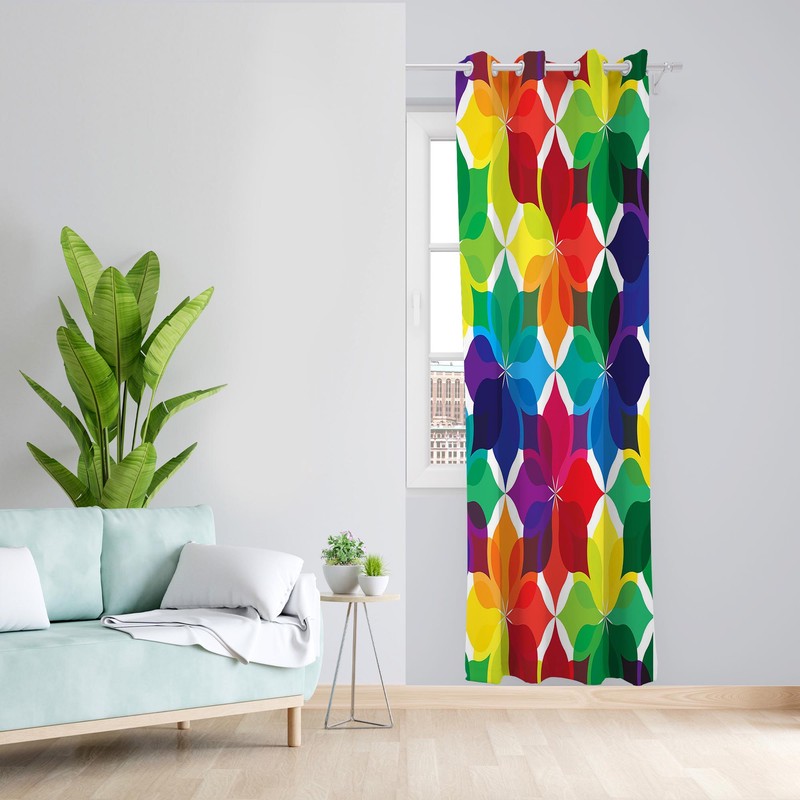 پرده مدل مخمل پانچی کد 1320 سایز 140x200 سانتی متر