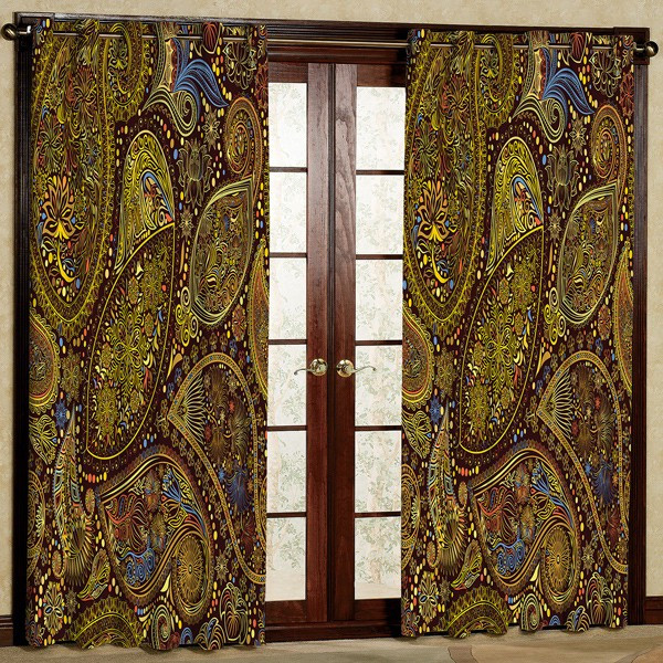 پرده مدل مخمل پانچی کد 6742 سایز 280x140 سانتی متر