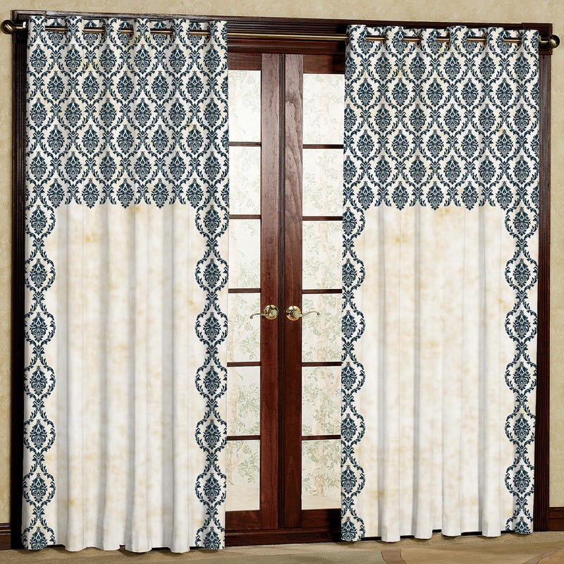 پرده مدل مخمل پانچی کد 4347T2 سایز 200x140 سانتی متر