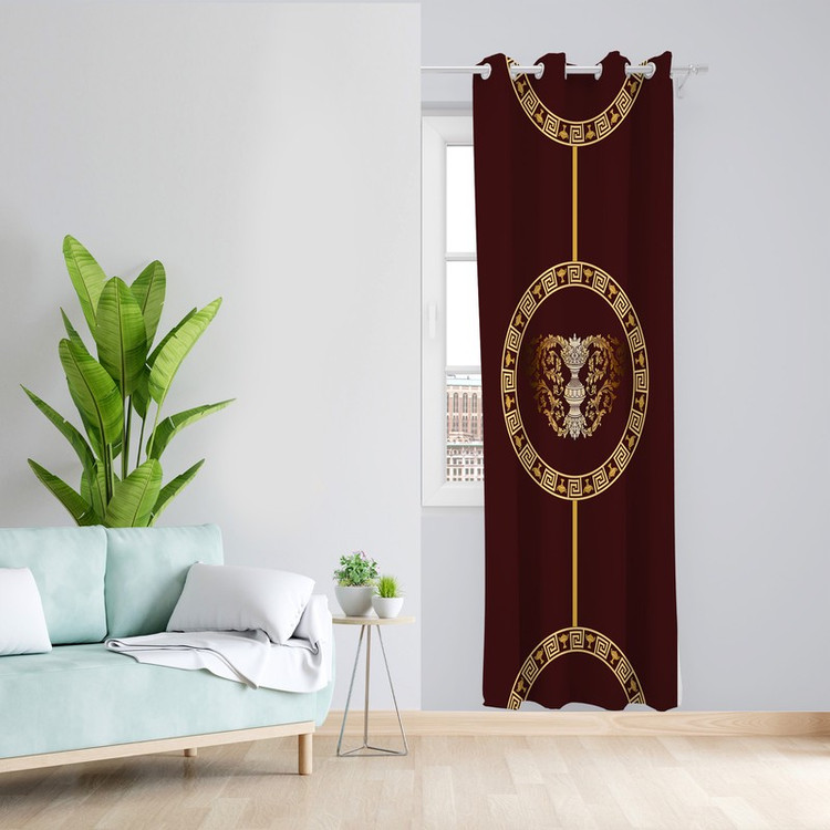 پرده طرح قاب مدل مخمل پانچی کد 4257 z سایز 140x200 سانتی متر