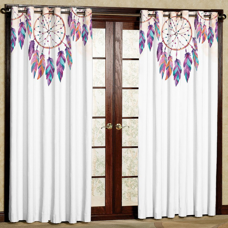 پرده مدل مخمل پانچی کد 1054 سایز 140x280 سانتی متر